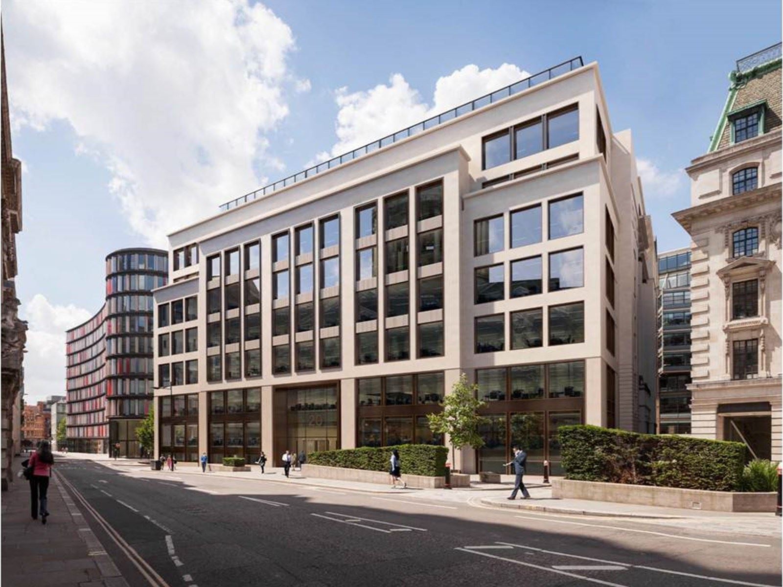 20 Old Bailey — Curtain Walling · Windows · Atrium Glazing · Facade Refurbishment by Delta Facades in City of London, EC4M