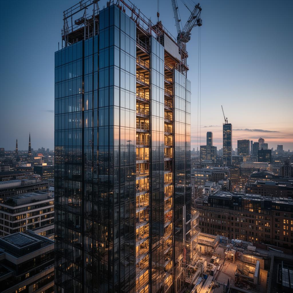 Unitised Curtain Wall installation by Delta Facades
